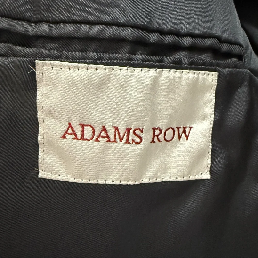 Adams Row Vintage Navy Brass Button Blazer Mens 50R Wool Prep Club USA